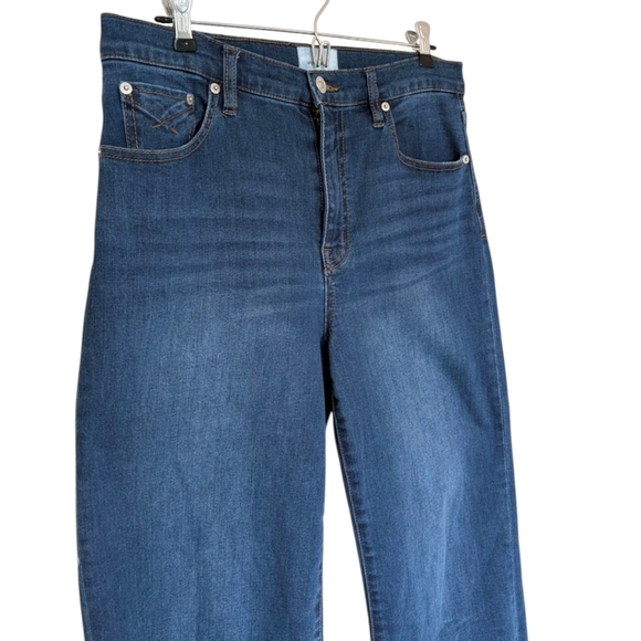 Unpublished Greta Jeans Y2K Staple Capsule Womens 30 Mid-Rise Wide Leg Blue - Picture 6 of 11